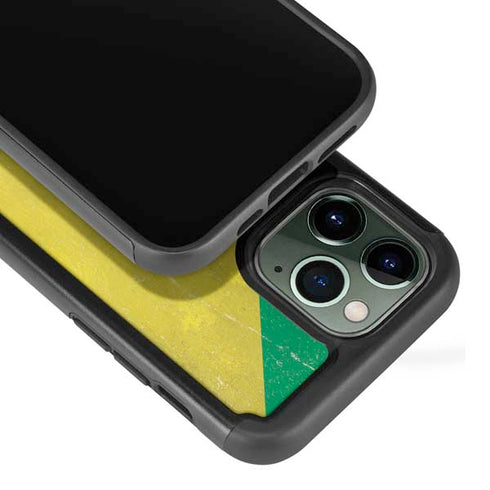 Republic of the Congo Flag Distressed iPhone 13 Pro Cargo Case